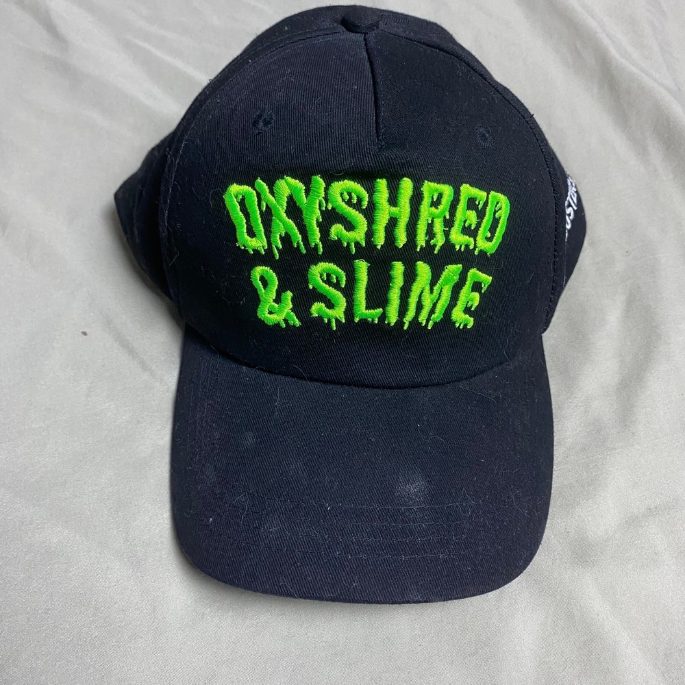 EHPlabs x Ghostbusters Oxyshred & Slime Baseball Cap Hat Black Neon Green OS